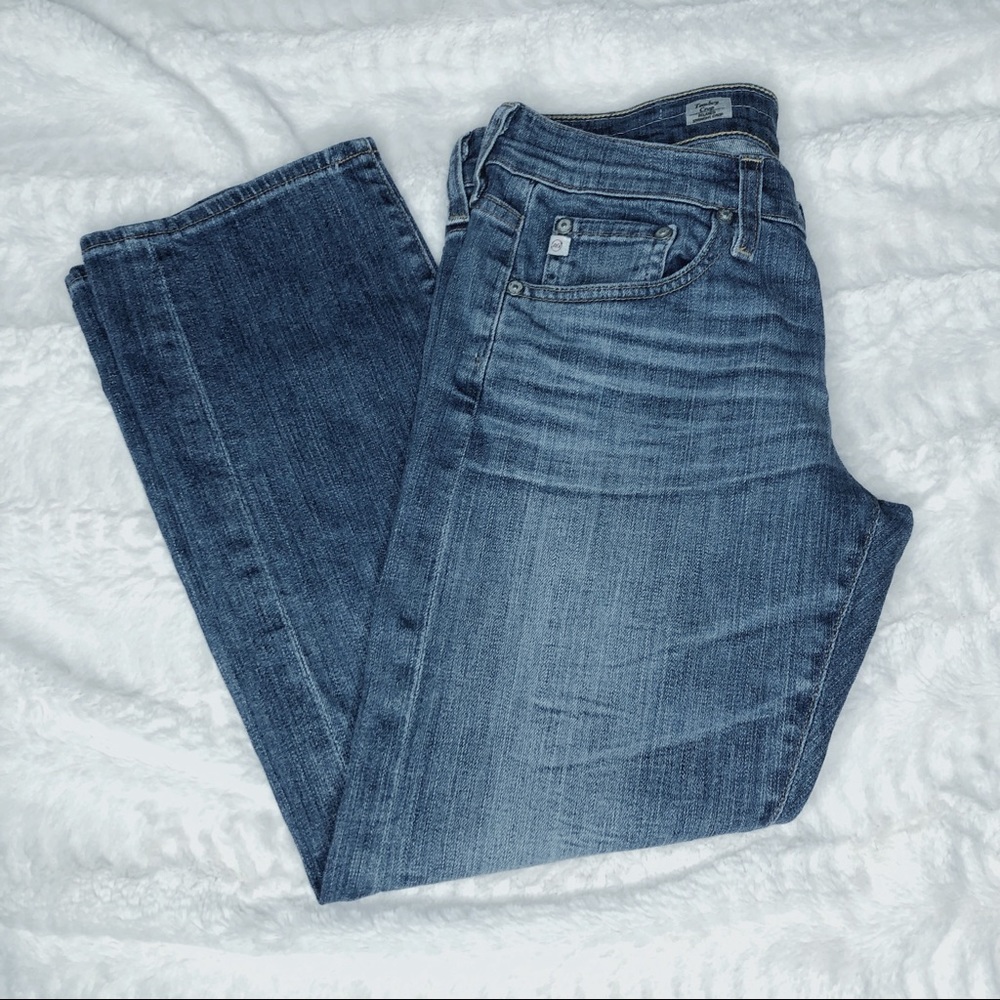 AG Adriano Goldschmied Size 27 Tomboy Crop Jeans
